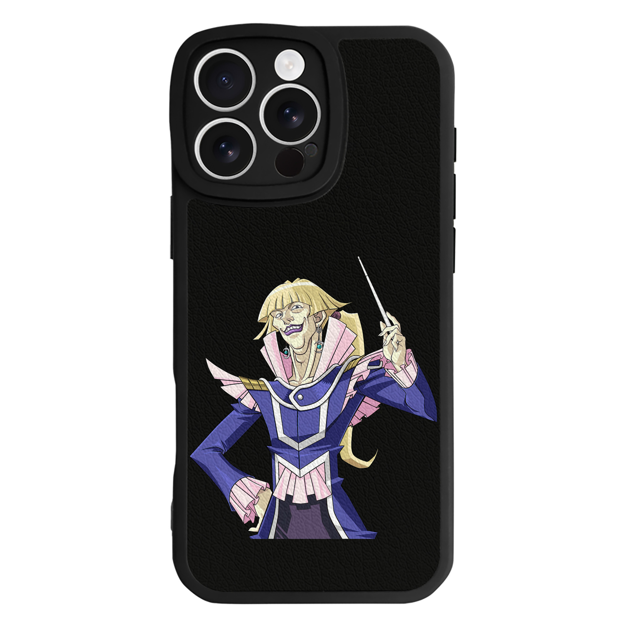 （画像用） 遊☆戯☆王 Yu-Gi-Oh! 【iPhone 16シリーズ対応】シリコンスマホケース（レザー調） 材質：シリコン
